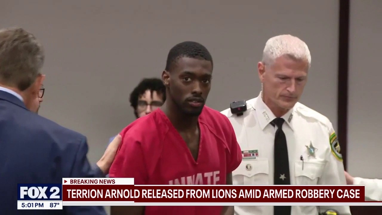 Lions release Terrion Arnold after court hearing for robbery, kidnapping case
