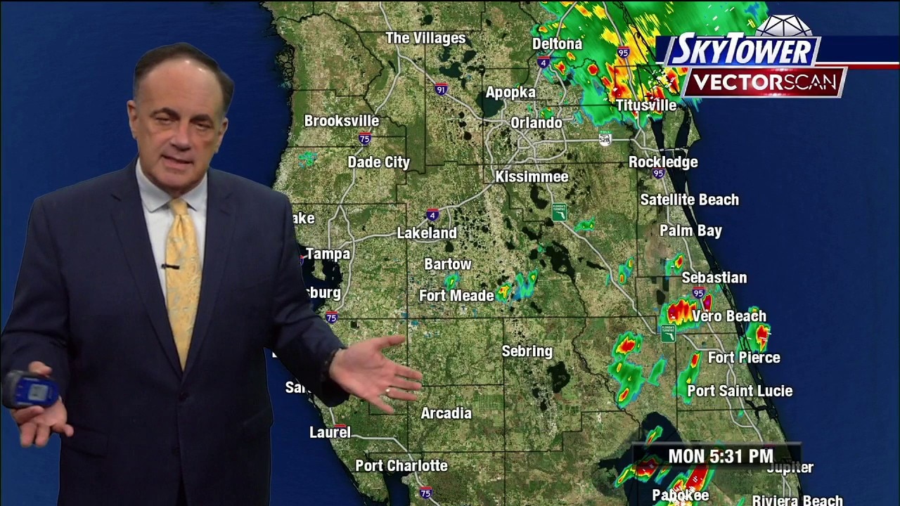 Tampa weather | Monday evening forecast