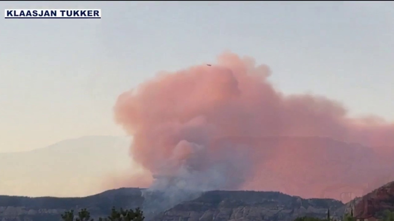 Residents describe 300+ acre wildfire burning near Sedona at 0% containment