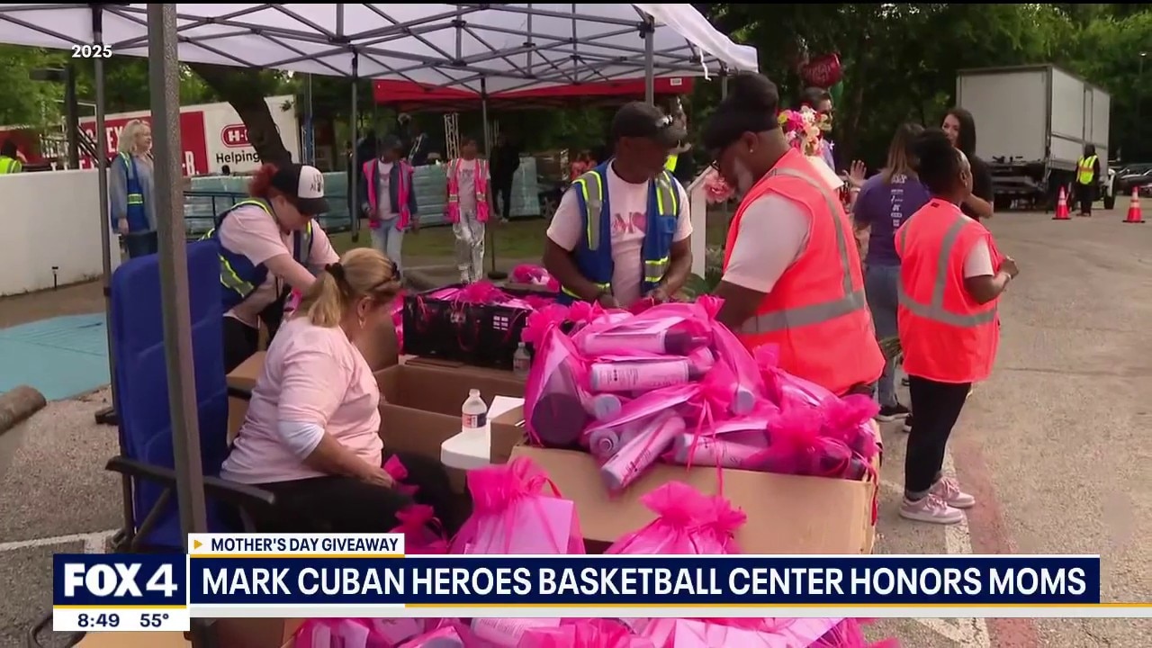 Mark Cuban Heroes Basketball Center honors mothers
