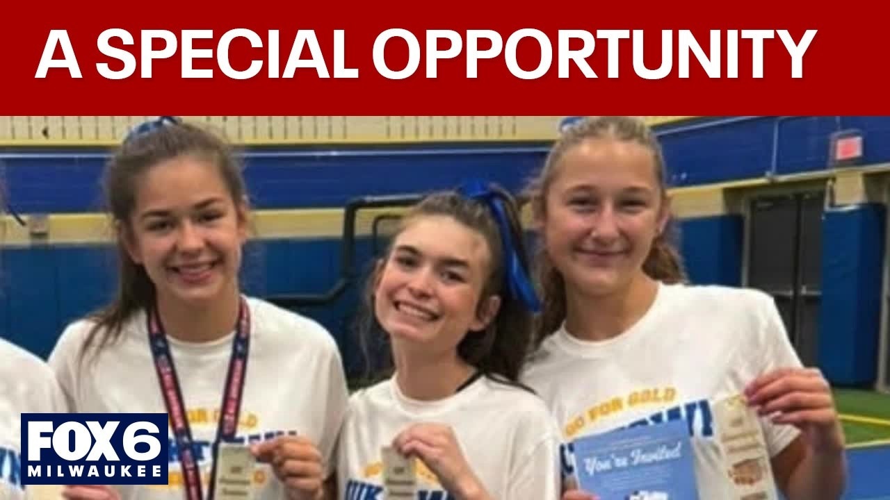 Mukwonago cheerleaders fundraising for Pearl Harbor Memorial parade