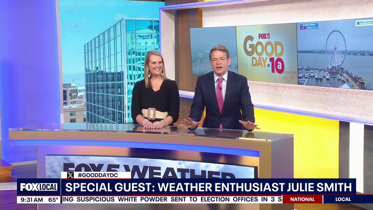 Lifelong weather enthusiast reads forecast | FOX 5 DC