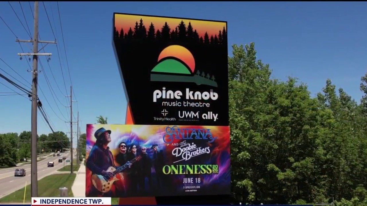 New Pine Knob sign not going over well with some residents