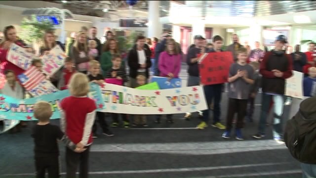Military mom serving time overseas receives special `welcome home`