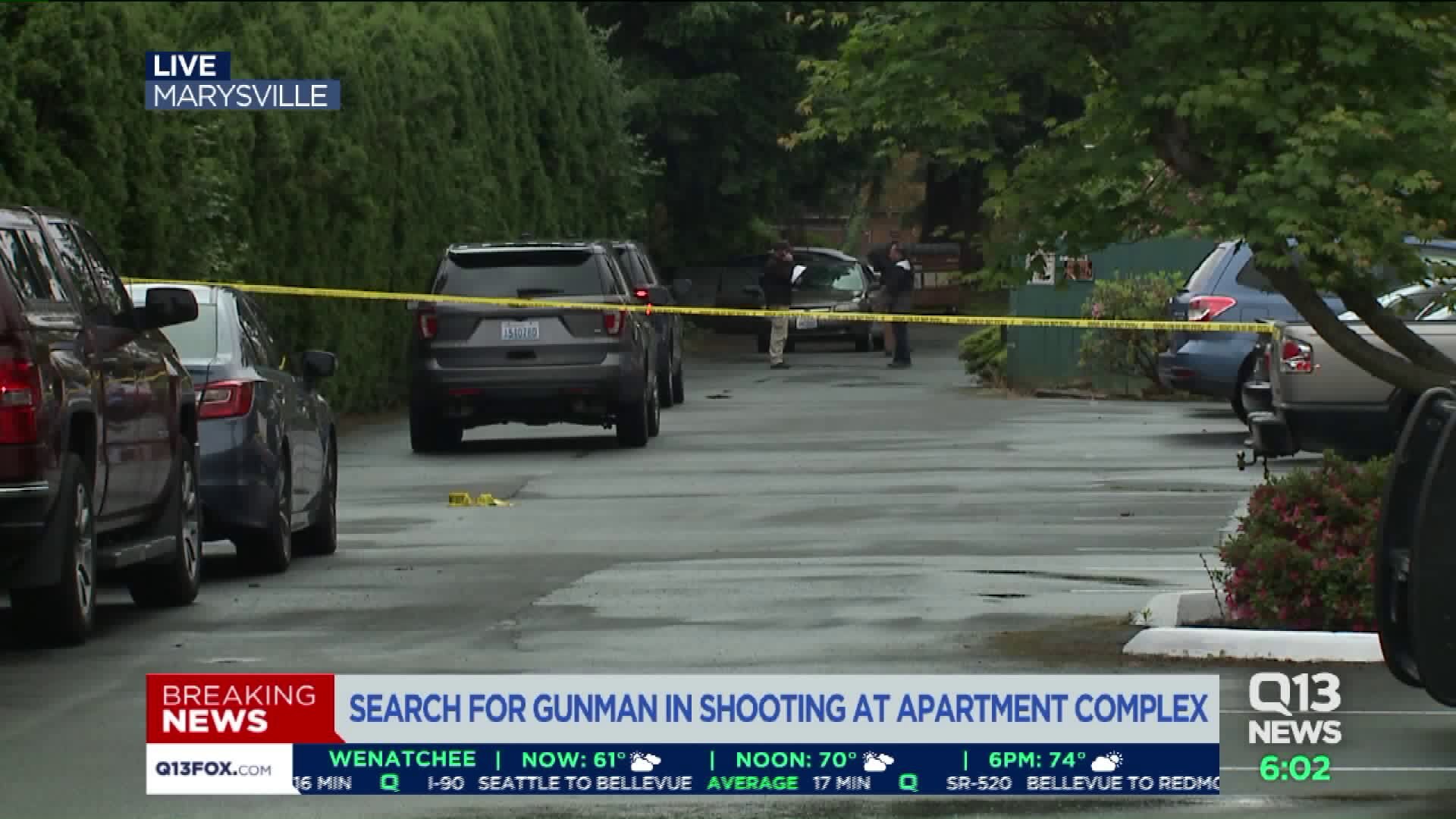 One injured in overnight shooting at Marysville apartments