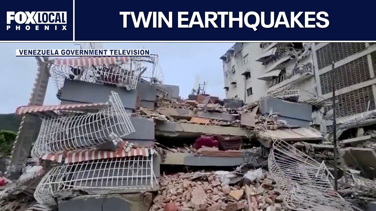 Venezuela earthquakes: At least 164 dead, 971 injured