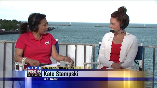 Mary talks with Kate Stempski ahead of U.S. Bank Fireworks Show