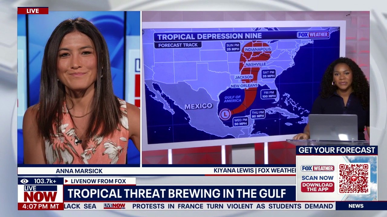 Tropical storm threat brewing in the Gulf 