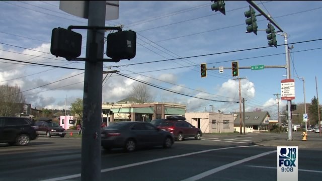 Man shot while driving car in Olympia