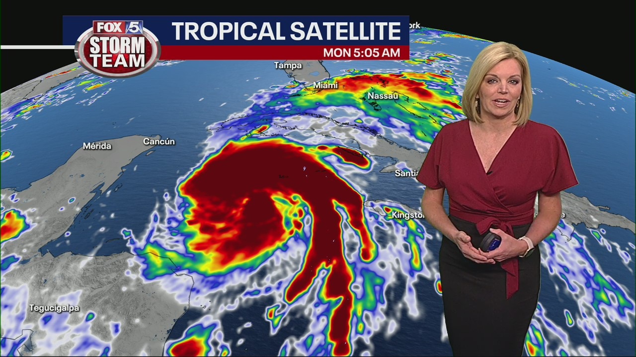 Monday morning weather forecast