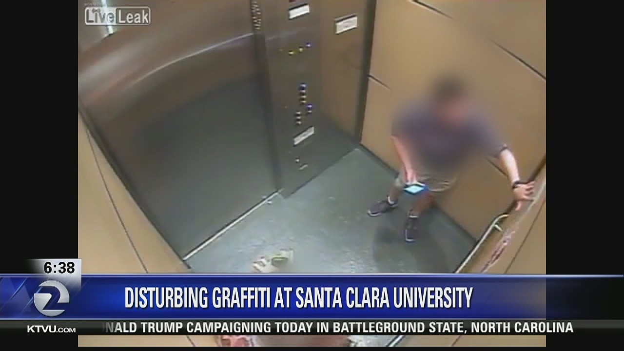 Hate graffiti found at Santa Clara University