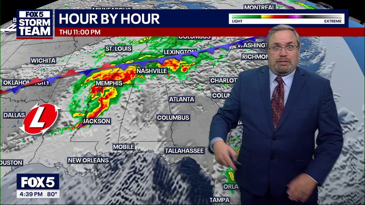 Monday afternoon forecast