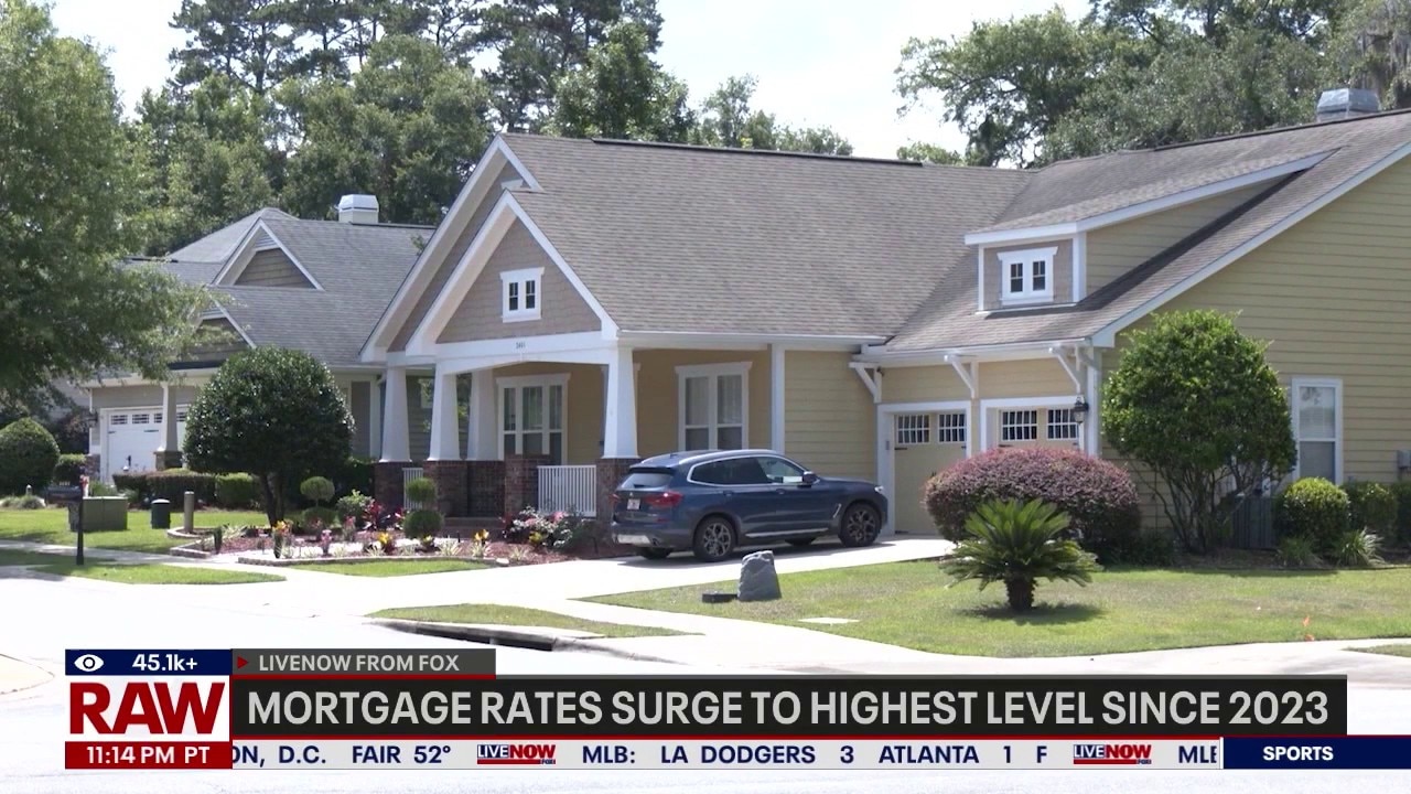 MORTGAGE RATES HIT HIGHEST LEVEL SINCE 2023