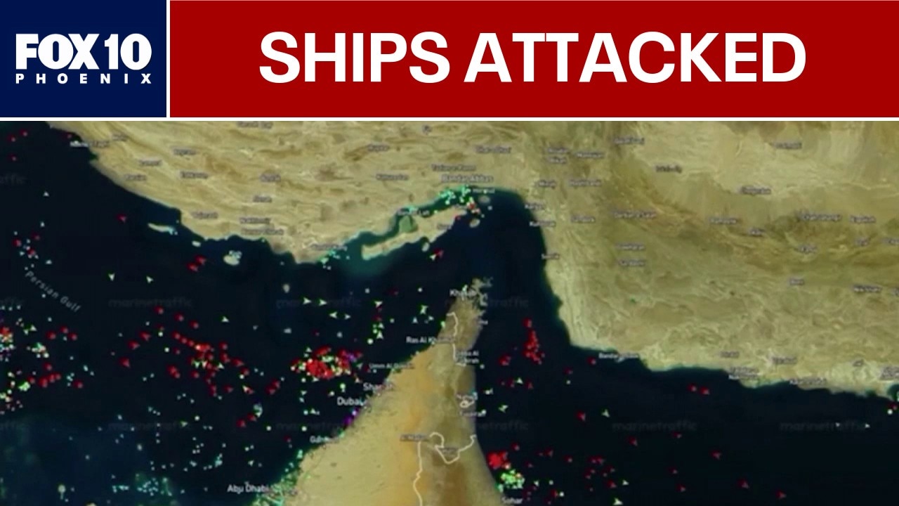 Iran attacks ships in Strait of Hormuz
