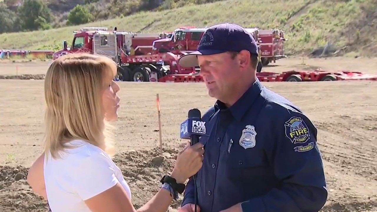 Active firefight continues in Simi Valley