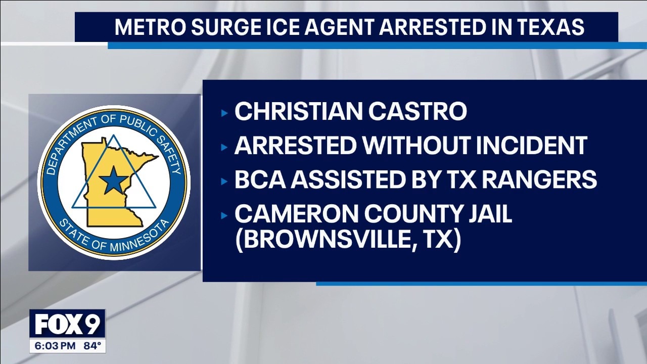 Operation Metro Surge ICE agent arrested