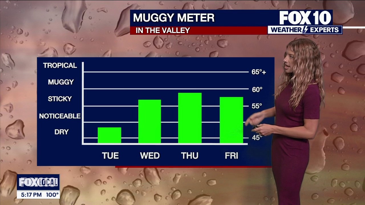 Muggy weather to make a comeback in Arizona