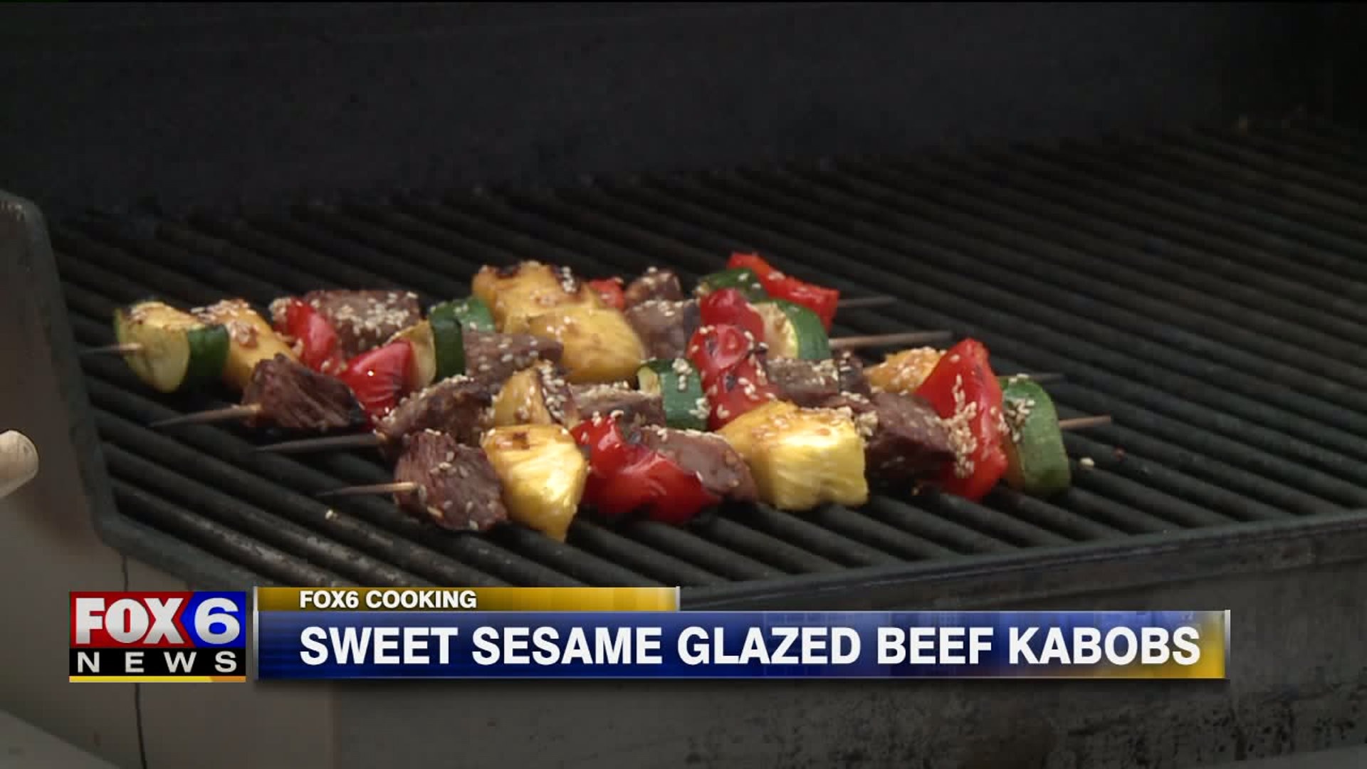 Sweet Sesame Glazed Beef Kabobs