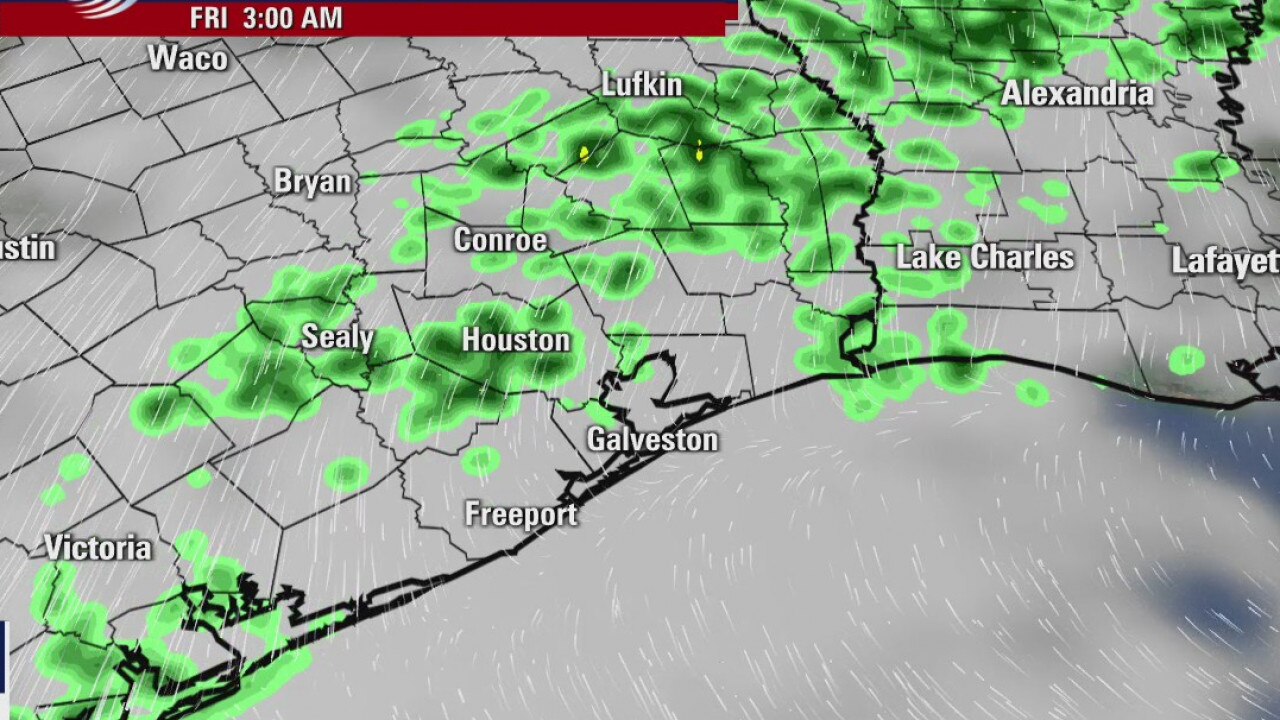 Friday morning weather forecast