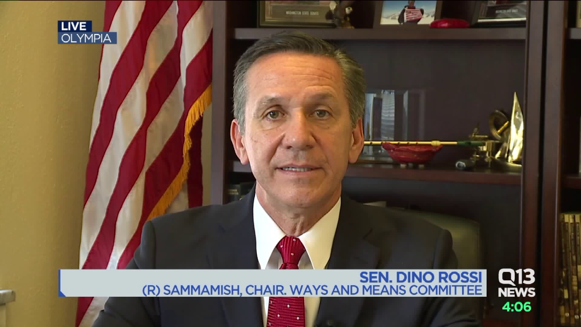 Sen. Dino Rossi talks about state budget