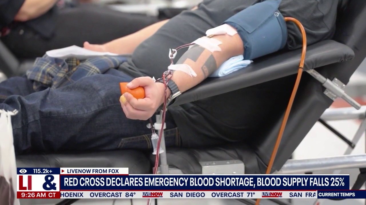 Red Cross declares emergency blood shortage