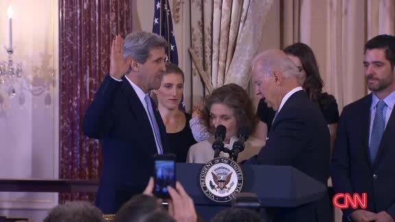 John Kerry sworn in as Secretary of State