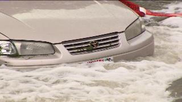 Car pulled from KK River