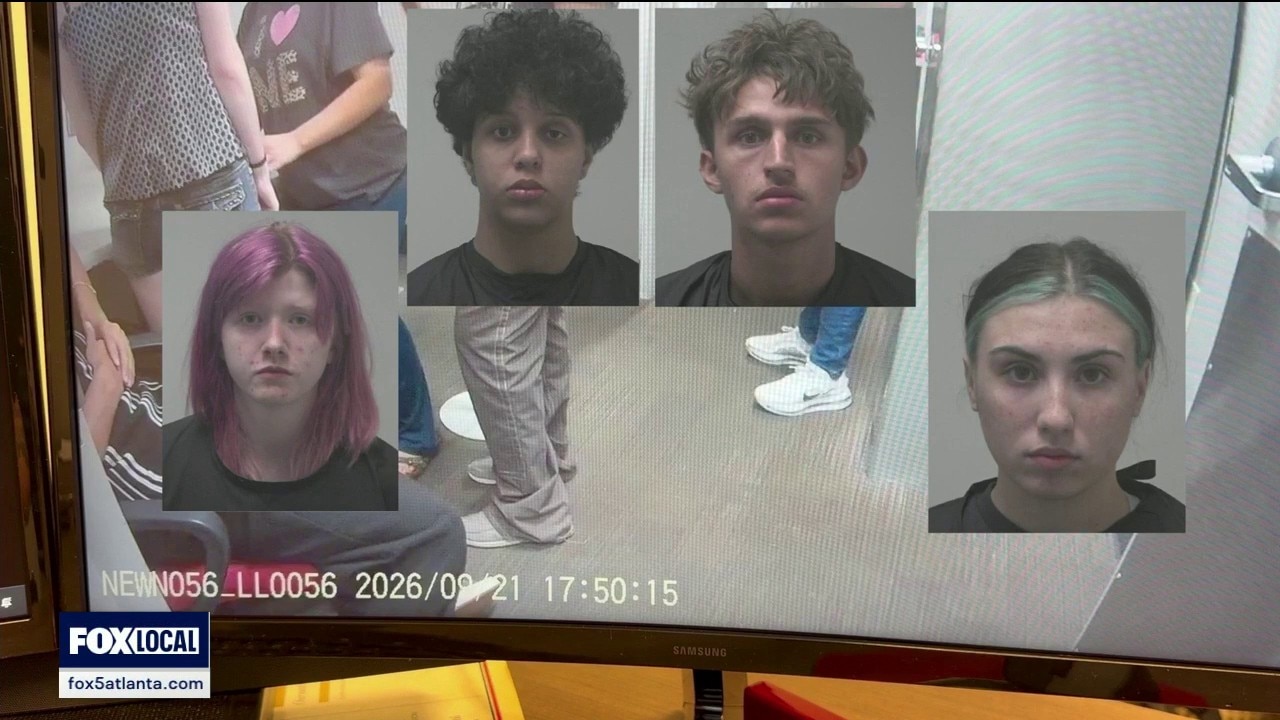 Newnan police arrest four teens at Target store