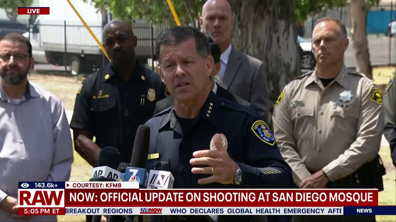 Police update on deadly San Diego mosque shooting