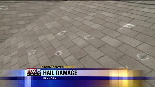 Repairing hail damage in Elkhorn
