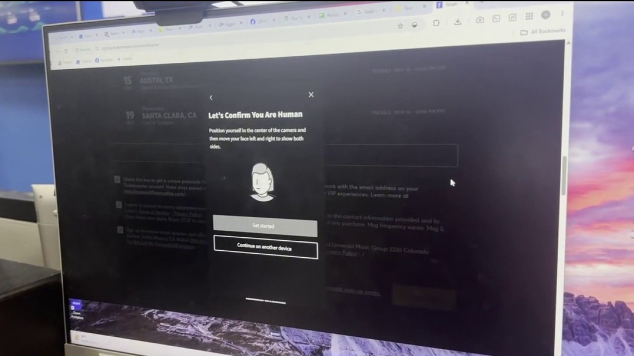 Facial recognition used to buy concert tickets