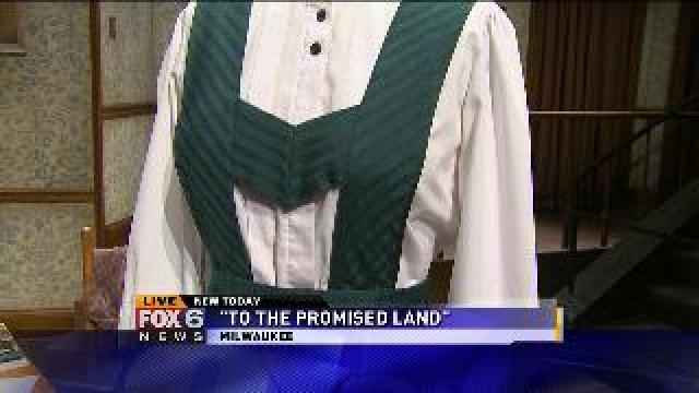 Laura checks out the costumes for To The Promised Land