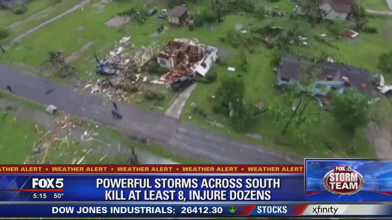 Powerful storms kill at least 8, injure dozens | FOX 5 Atlanta