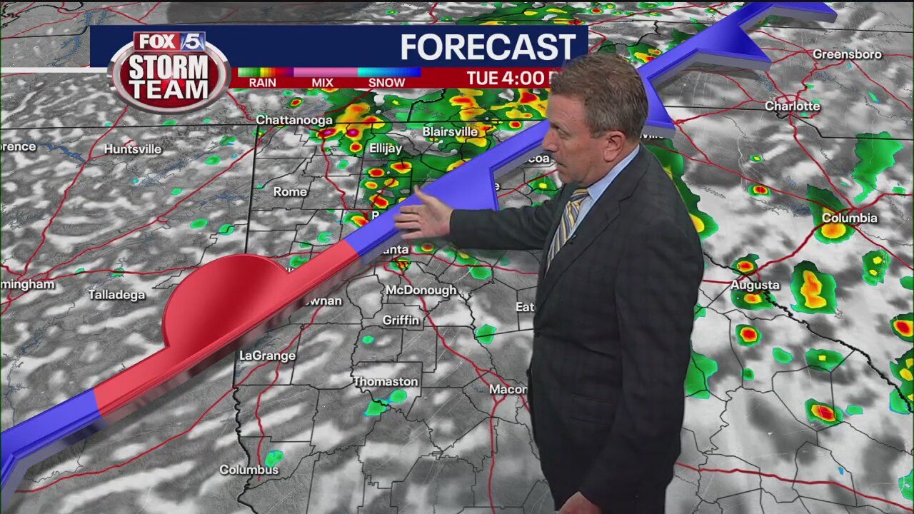 Tuesday afternoon forecast