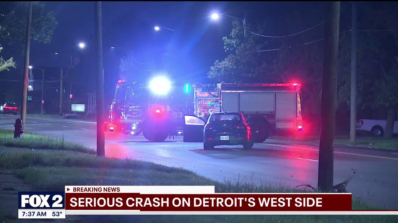 Greenfield reopening after crash on Detroit's west side; witness shares his story
