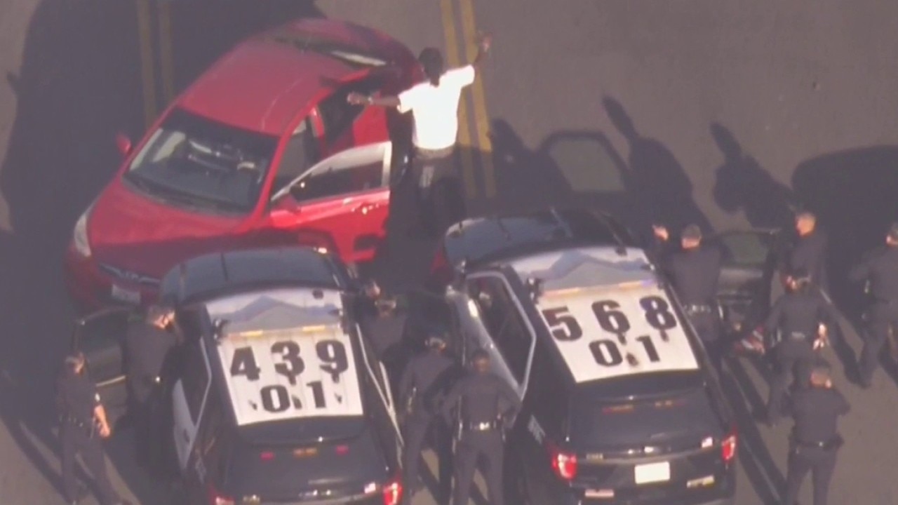 Driver leads dangerous police chase across LA