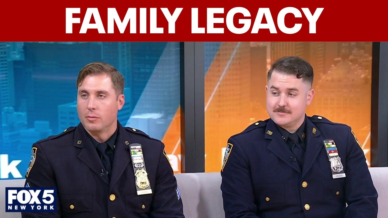 Sons of fallen 9/11 hero follow in father's footsteps with NYPD