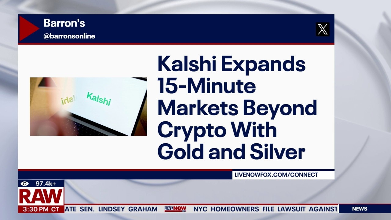Kalshi expands 15-minute markets to gold & silver