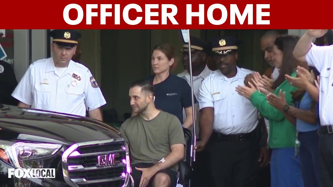 Last Philadelphia officer wounded in West Philly shooting released from hospital