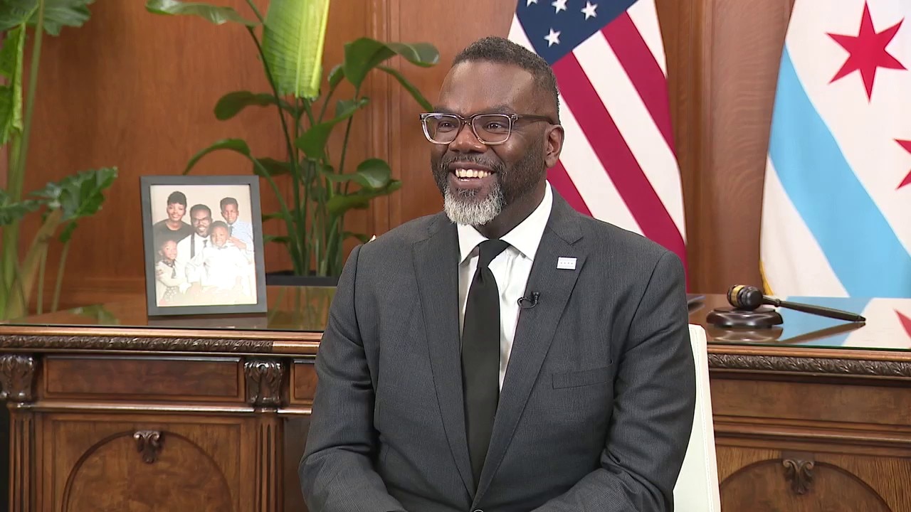 Mayor Brandon Johnson talks Chicago Bears, teen takeovers and will he run for a 2nd term?