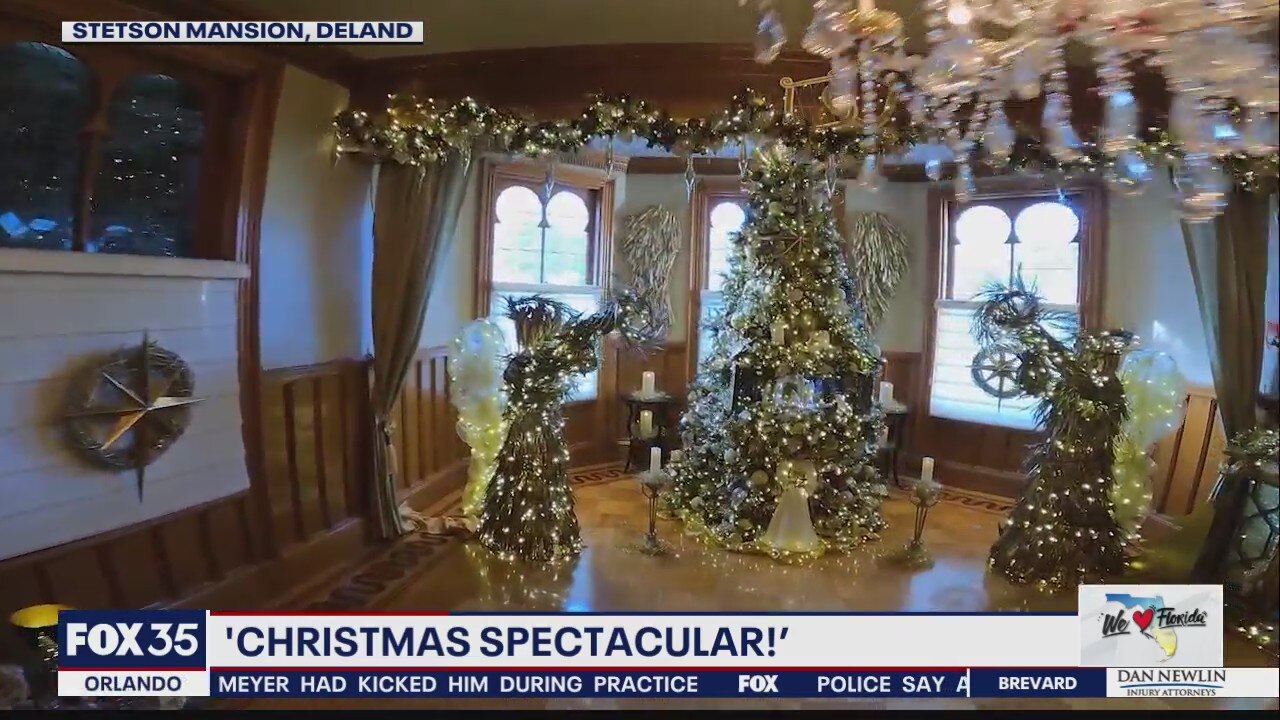 'Christmas Spectacular' Stetson mansion holiday tour