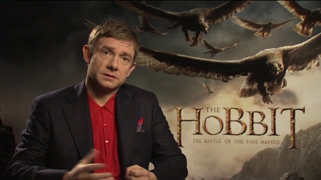 Gino talks with Martin Freeman about the last chapter of "The Hobbit"