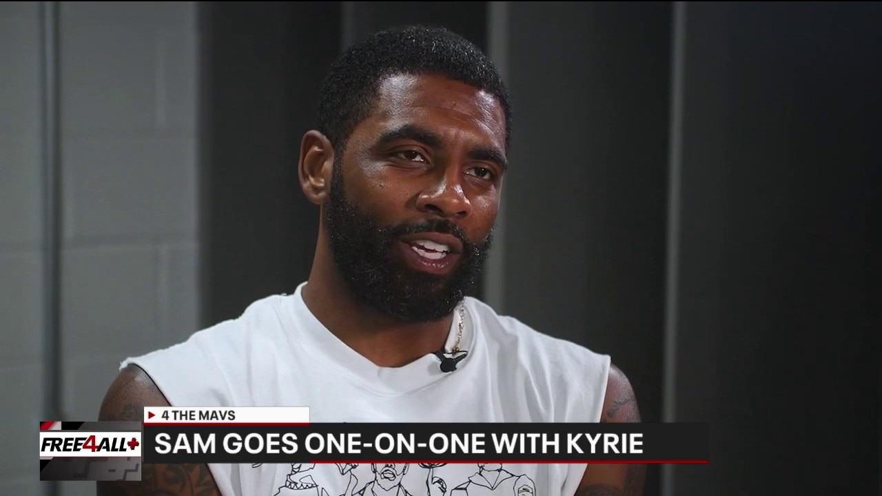 Kyrie Irving talks injury rehab, playing with Cooper Flagg