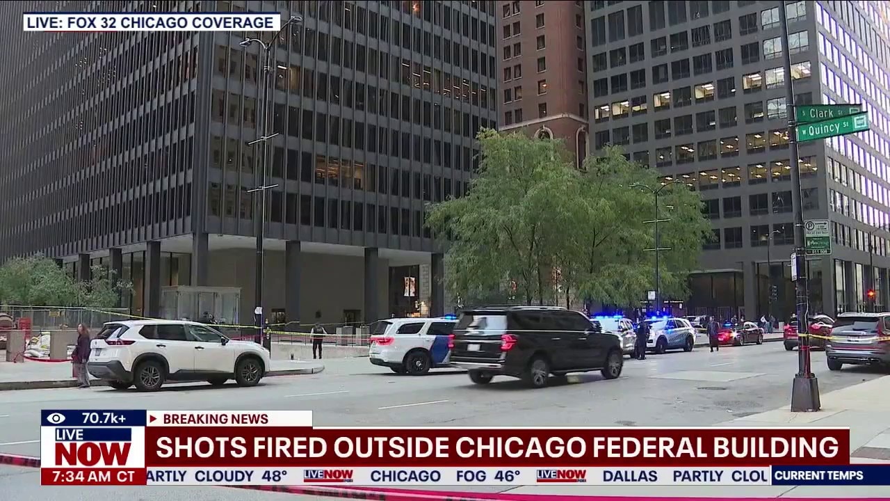 Shooting outside Chicago federal building