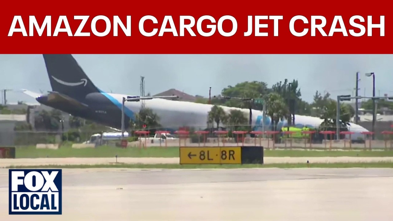 Amazon cargo jet crashes at Miami airport, killing 5