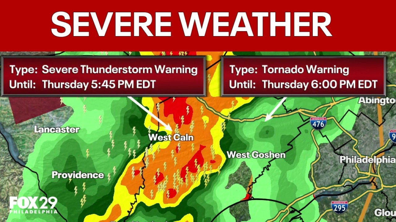 Philadelphia weather: Severe weather Thursday forecast