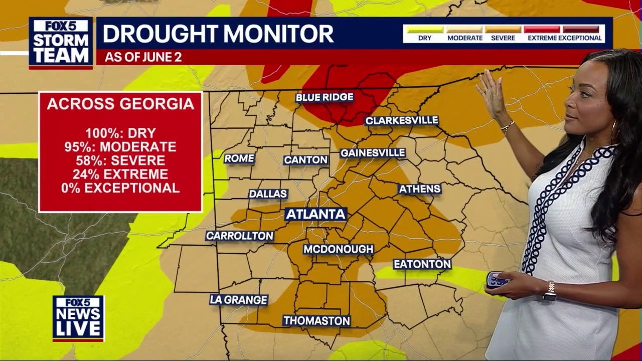 Drought conditions improving in Georgia 