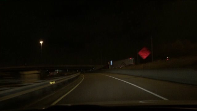 SUV hits black ice, loses control and flips in Zoo Interchange