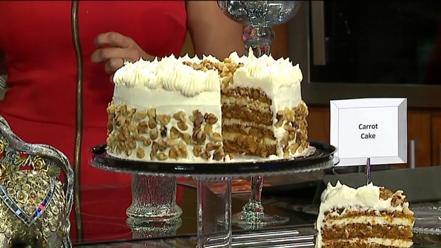 Sweet idea: Owners of K.O.`s Delicious Desserts serves up a treat for Studio A