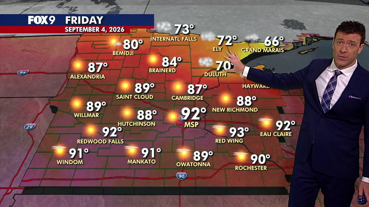 MN weather: Heat advisory for a hot, steamy Friday